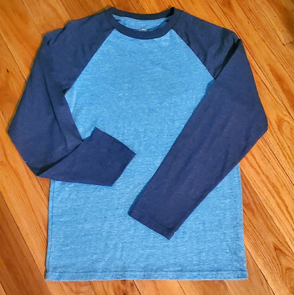 NWOT Blue Long Sleeve Baseball Shirt